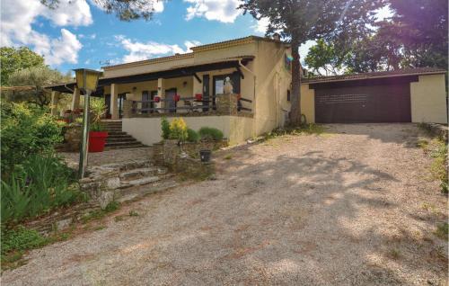 Nice home in Salazac with Jacuzzi, Sauna and Private swimming pool