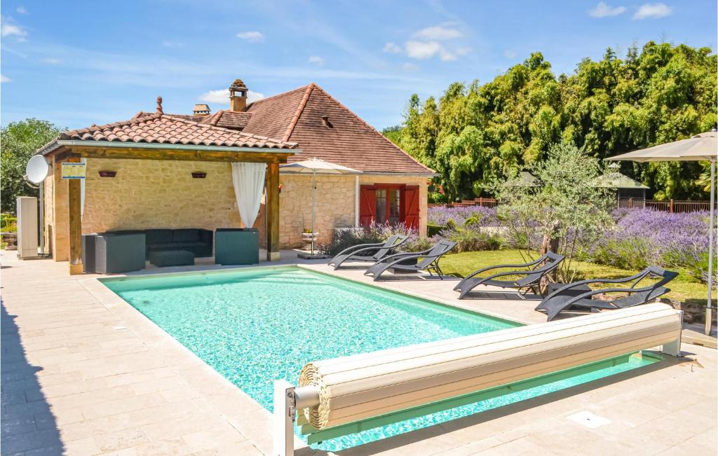 Nice home in St, Andre dAllas with 3 Bedrooms, WiFi and Outdoor swimming pool , 24200 Le Clos d\'Allas