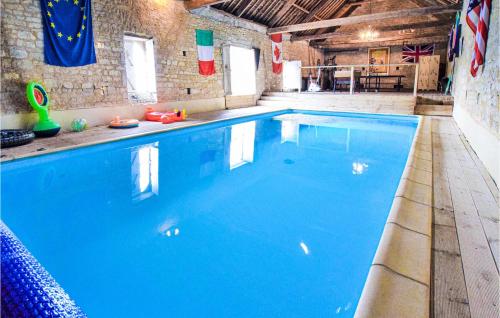 Nice home in St, Germain du Pert with 2 Bedrooms, WiFi and Indoor swimming pool