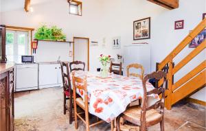 Nice home in St, Germain du Pert with 2 Bedrooms, WiFi and Indoor swimming pool