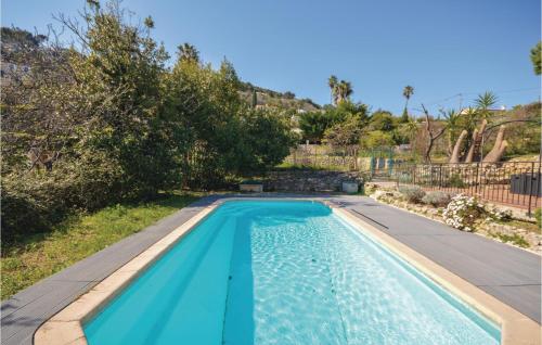 Nice home in Vallauris with 5 Bedrooms, Private swimming pool and Outdoor swimming pool