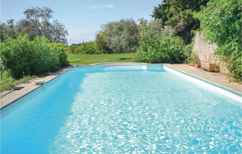 Nice home in Valreas with 1 Bedrooms, WiFi and Outdoor swimming pool