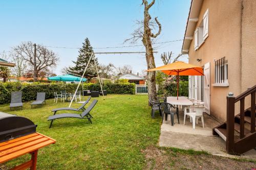 NOUVEAU maison avec jardin 10 couchages dans quartier calme