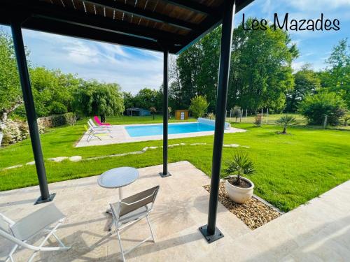 Nouveauté 2022 Maison Les Mazades à 10 min Périgueux avec piscine chauffée