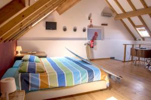 One bedroom house at Peniche 100 m away from the beach with sea view and wifi
