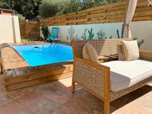 Patrimonio, maison cosy avec piscine privée