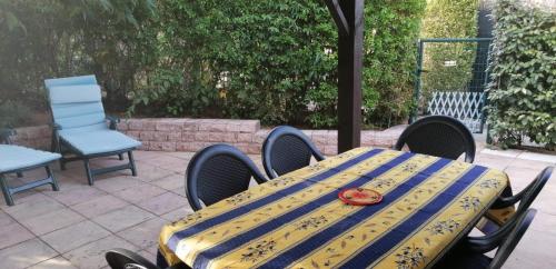 Petite Maison de 40m2 très bien équipée avec jardin privatif, Wifi, Piscine commune à la résidence ,ouverte du 1er mai au 30 septembre de 09h à 21h-En juillet et aout reservation uniquement du samedi au samedi