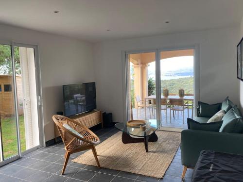 Porticcio T3 Jardin terrasse vue mer 5mns plage