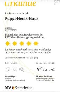 Maison de vacances Pueppi-Hems-Huus Dörpstraat 7 25836 Osterhever Schleswig-Holstein