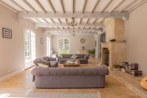 Quiet 50's cottage - 12 p. - Private park & pool