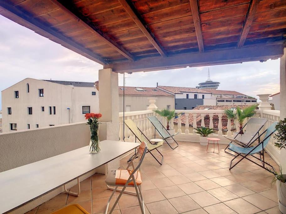 Rare maison à 50m de la plage. Grande terrasse vue mer. 18 rue Pierre de Provence, 34250 Palavas-les-Flots