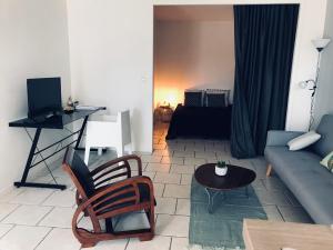 Rez-de-Jardin avec ses 2 chambres, résidence calme