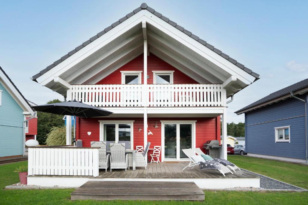 Maison de vacances Seepark Süssau Ferienhaus Seeliebe 1 Seepark  76 23777 Süssau