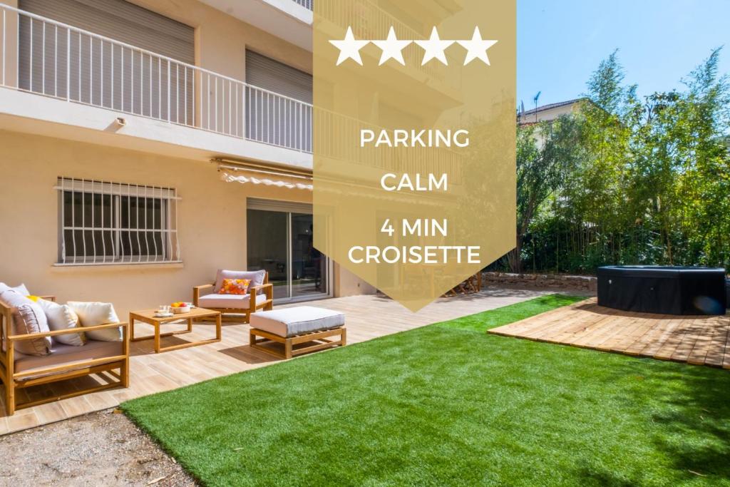 SERRENDY COUP DE COEUR ! 3p avec jacuzzi à pieds de la Croisette ! 8 avenue Notre Dame des Pins, 06400 Cannes
