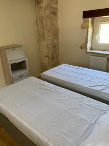 Stone house in the medieval village of Montclus (Gard)
