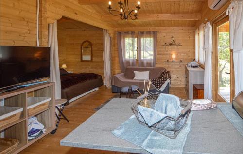 Stunning home in Appietto with WiFi and 1 Bedrooms
