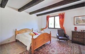 Stunning home in Bagnols en Foret with 4 Bedrooms, Private swimming pool and Outdoor swimming pool