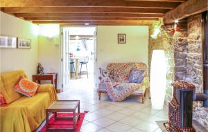 Stunning home in Beganne with 1 Bedrooms and WiFi