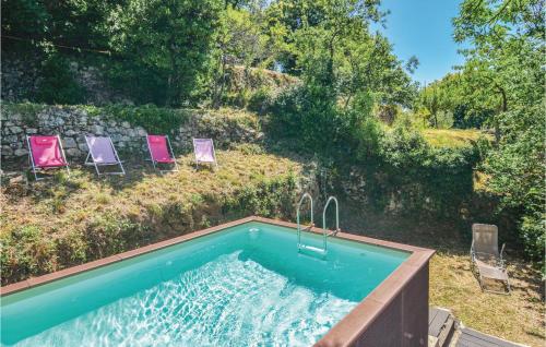 Stunning home in Bordezac with 3 Bedrooms and Outdoor swimming pool