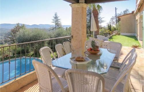 Stunning home in Le Tignet with 5 Bedrooms, WiFi and Outdoor swimming pool