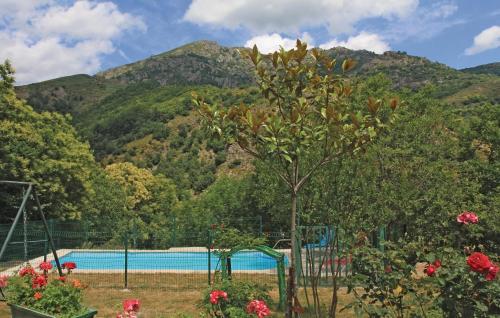 Stunning home in Mayres with 1 Bedrooms and Outdoor swimming pool