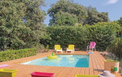 Stunning home in Mornas with 3 Bedrooms, WiFi and Outdoor swimming pool