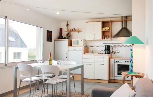 Stunning home in Plouarzel with 2 Bedrooms, WiFi and Indoor swimming pool