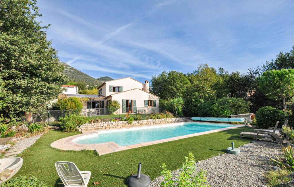 Stunning home in Saint-Jeannet with Outdoor swimming pool, WiFi and 5 Bedrooms , 06640 Saint-Jeannet