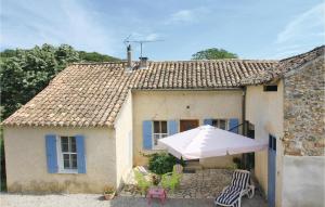 Stunning home in St, Julien de Peyrolas with 3 Bedrooms, WiFi and Private swimming pool