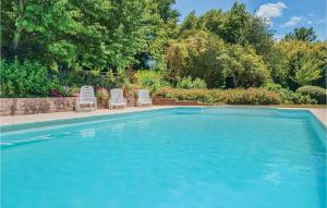Stunning home in St, Priest La Fougeres with 3 Bedrooms, Private swimming pool and Outdoor swimming pool