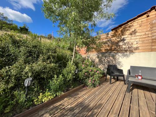Stylish decorated house and terrace, heart of natural park