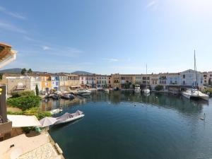 Superb holiday home in Port Grimaud with jetty
