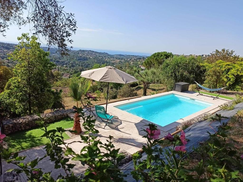 Maison de vacances SUPERBE HAUT DE VILLA AVEC VUE SUR LA MER 1216 Route de Saint-Jeannet 06140 Vence