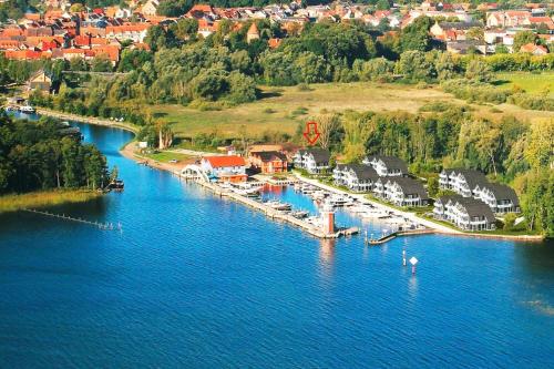 Terraced house harbor flair at the Plauer See, Plau am See