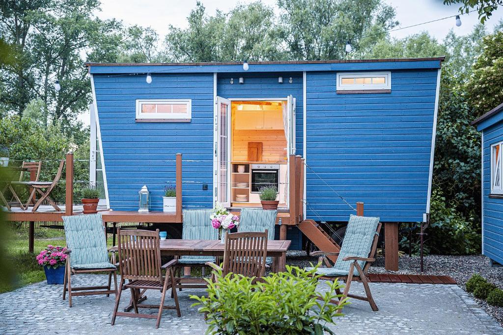 Maison de vacances Tinyhouse am Obsthain Glutzow Siedlung 18574 Poseritz