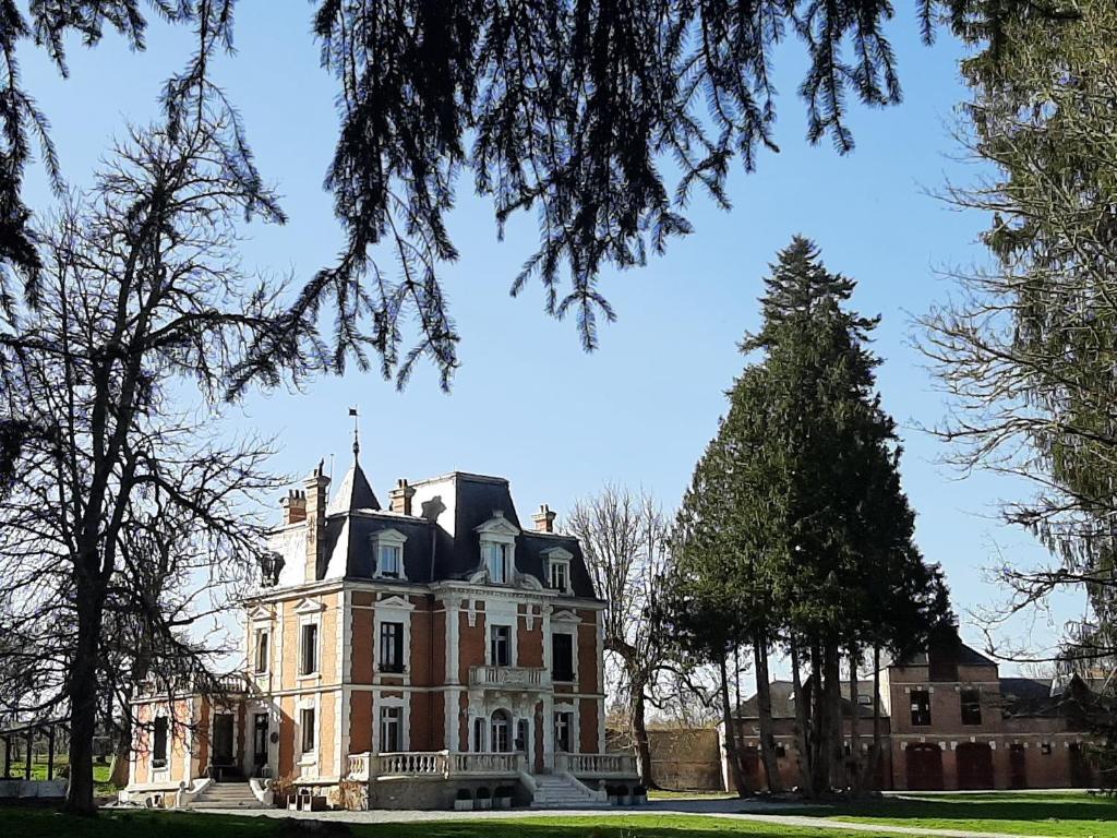 Typical house of South East France with blue shutters 84110 Buisson