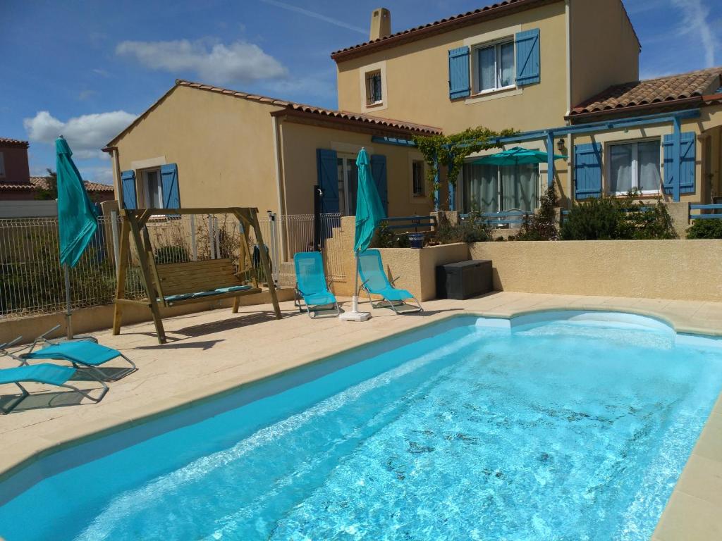 Maison de vacances Villa 10 personnes avec piscine à Gruissan 21 rue de l'épervier 11430 Gruissan