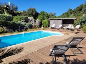 Villa 125m2 6/8 pers Trinité de Porto Vecchio Piscine