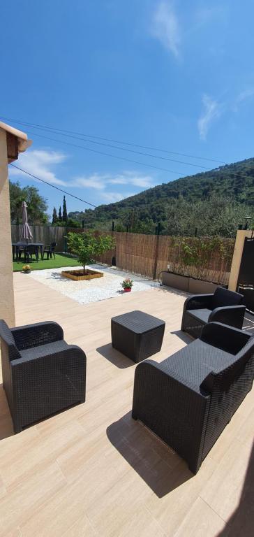 Maison de vacances Villa 2km de la mer, proche monaco, au calme 4556 Route de Menton 06500 Gorbio