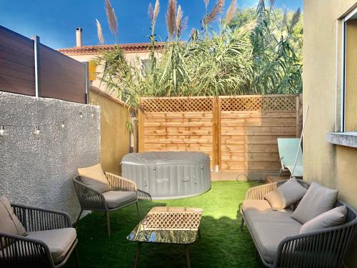 Villa 3 pièces avec jacuzzi privé
