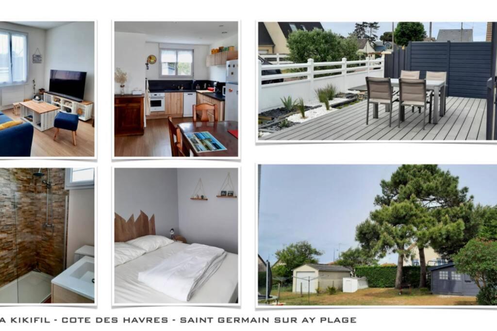 Maison de vacances Villa Kikifil proche mer 10 Rue de Berri 50430 Saint-Germain-sur-Ay