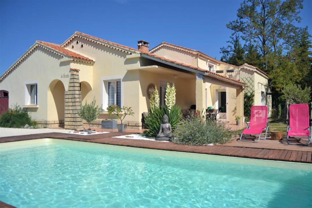 Villa Le porphyre rouge für 12 Pers mit Pool und Meerblick 83530 Anthéor