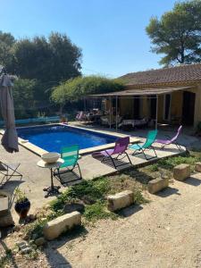 Maison de vacances Villa piscine et climatisation 282 rue du mime Séverin 30150 Sauveterre Languedoc-Roussillon