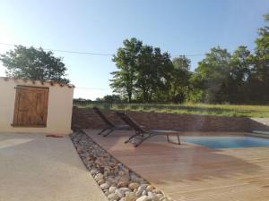 Maison de vacances Villa pleine campagne, piscine chauffée , Lubéron Chemin de Saint-Jean 84480 Lacoste Provence-Alpes-Côte d\'Azur