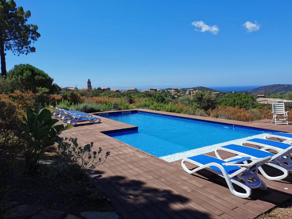 Maison de vacances Villa Pol & Dod - Piscine et vue sublime Lieu dit Pentone 20171 Monacia-dʼAullène