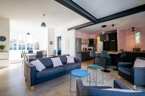 Villa renovee 9 personnes proche de la plage du Betey