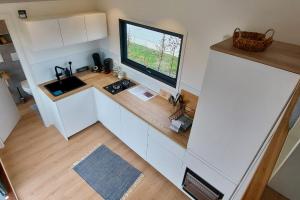 Winzig Wohnen Tiny House direkt am Weserstrand