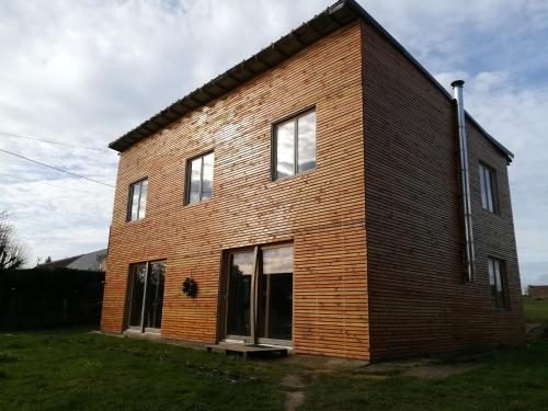 Maison ecologique en paille La Chapelle-Enchérie france