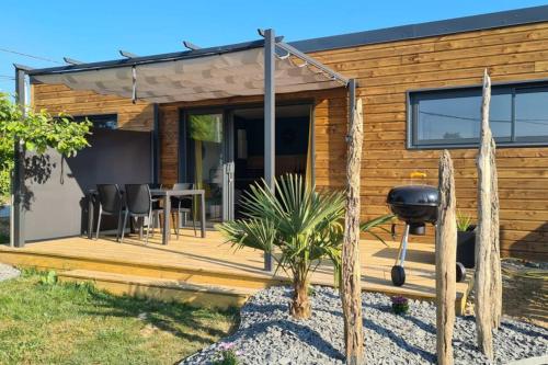 Maison en bois presqu’île de rhuys Morbihan Le Tour-du-Parc france