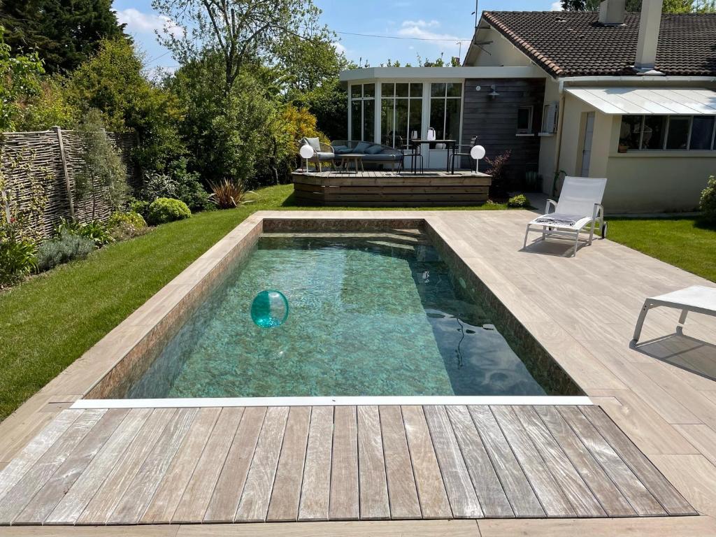 Villa Maison familiale- jardin & piscine-600m plage 13 Rue des Fauvettes, 17420 Saint-Palais-sur-Mer
